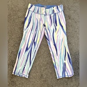 Lilly Pulitzer Brand New blue pattern cropped tights